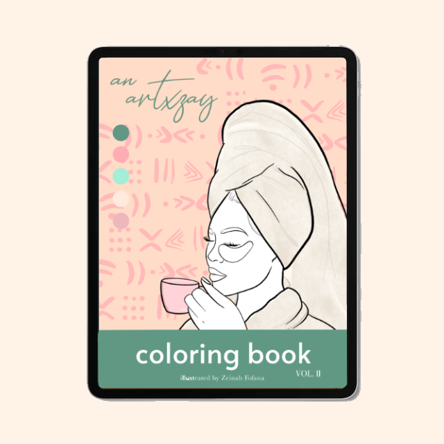 An Artxzay Digital Coloring Book- Volume 2